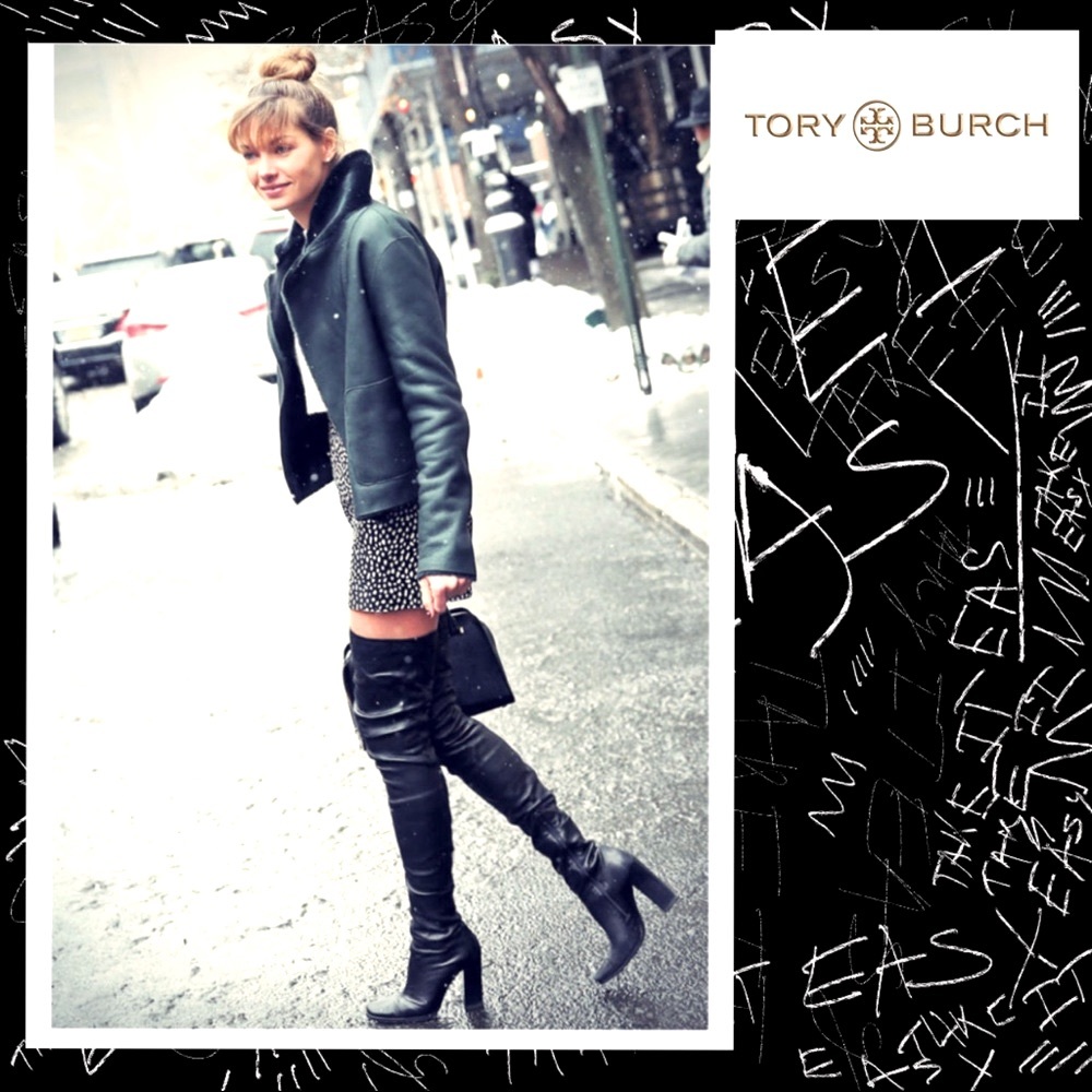 SOLD | Authentic Tory Burch Green Leather Jacket